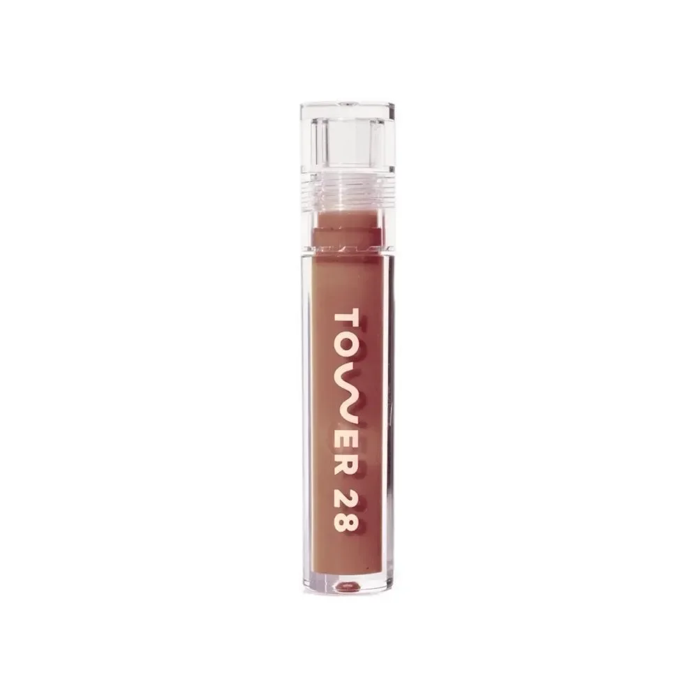 🆕 Tower 28 ShineOn Lip Jelly Hydrating Non-Sticky Lip Gloss in Almond
